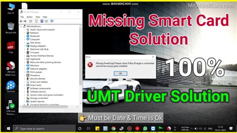 umt smart card|umt tool missing smart card.